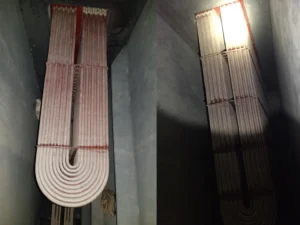 Ultrasonic Antifouling for Ships: Application on Box Coolers