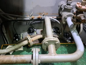 Ship's propeller protected with ultrasonic antifouling