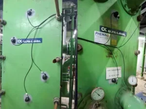 Transducer for ultrasonic antifouling in an open cooling system