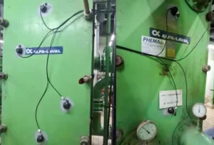 Plate heat exchanger free of contamination and scaling