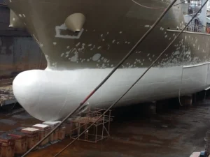 Ultrasonic Antifouling for Ships: Application to the Ship's Hull